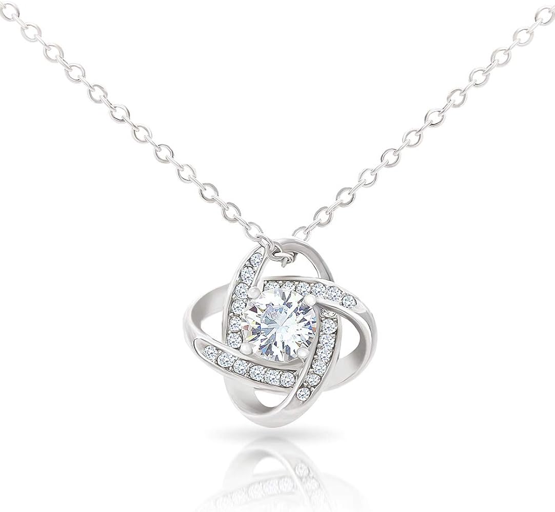 To My Beloved Granddaughter | Necklace with Love Knot