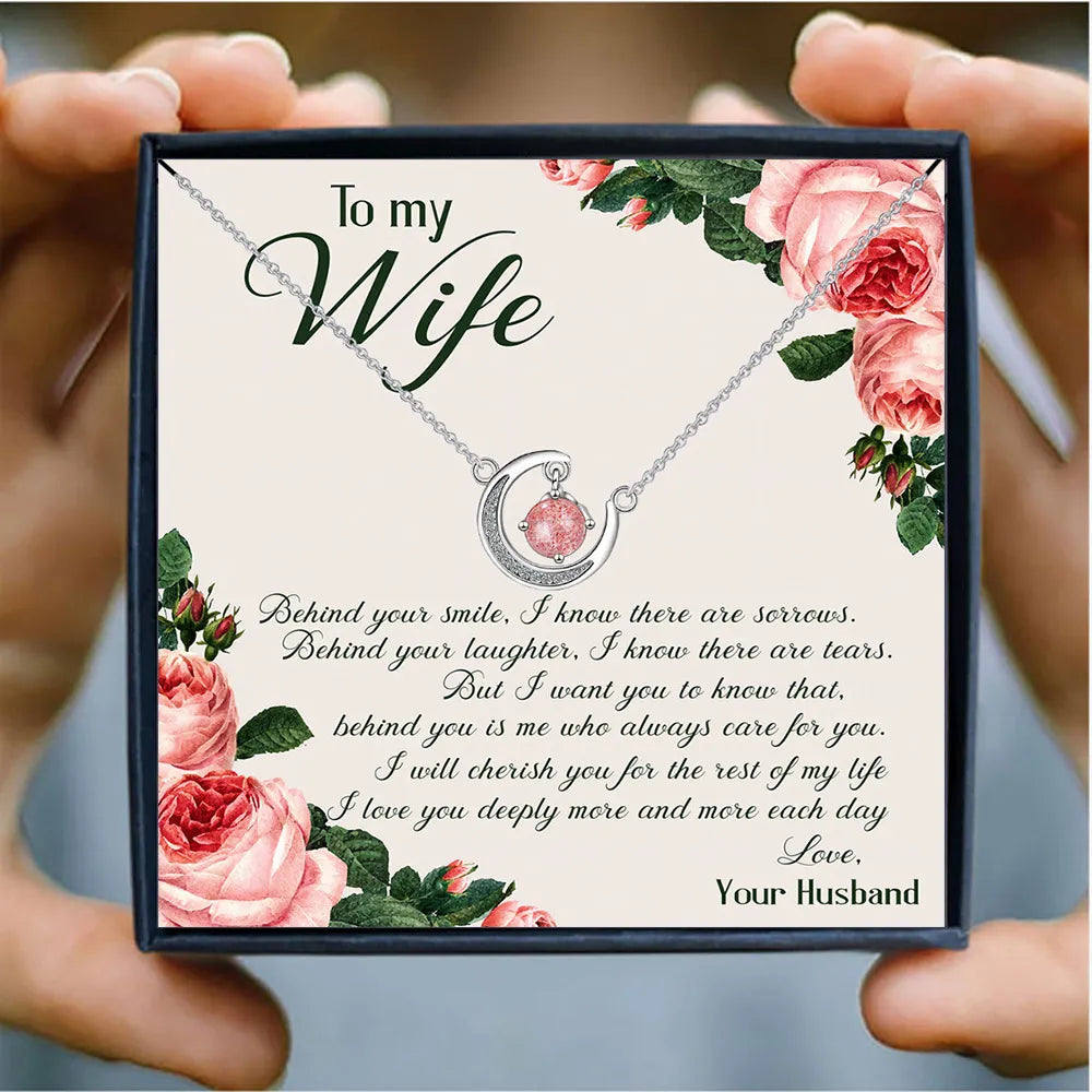 To My Wife | Necklace with Love Knot