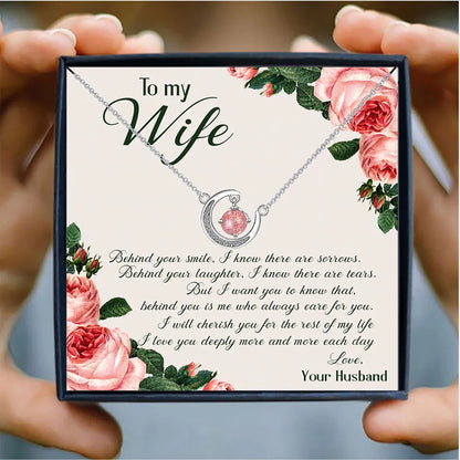 To My Wife | Necklace with Love Knot