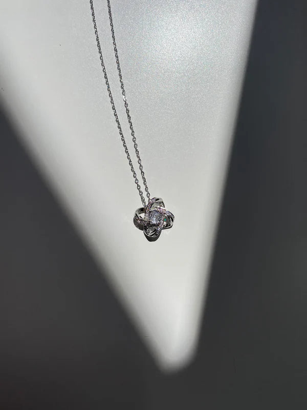 To My Daughter - Necklace with Love Knot