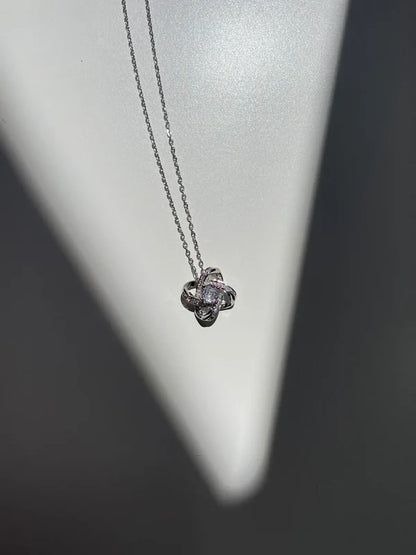To My Daughter - Necklace with Love Knot
