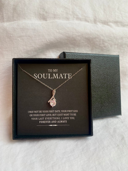 To My Soulmate: Love Beyond Words - Alluring Beauty Necklace