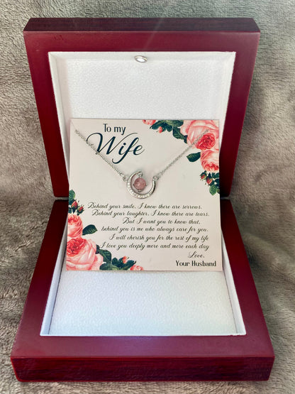 To My Wife | Necklace with Love Knot