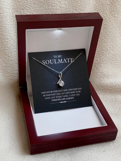 To My Soulmate: Love Beyond Words - Alluring Beauty Necklace