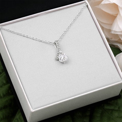 To My Soulmate: Love Beyond Words - Alluring Beauty Necklace